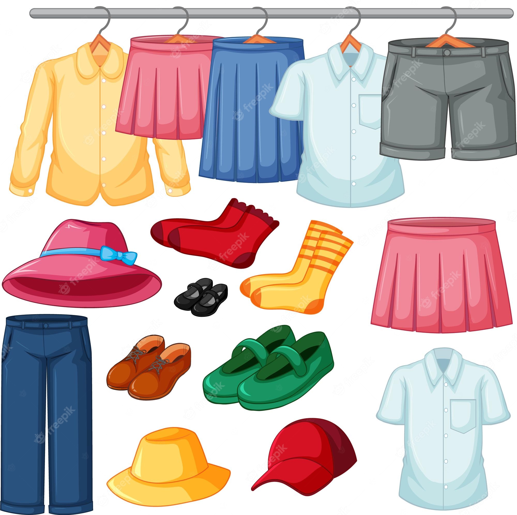 Cloth Vector Art PNG, Clothes, Clothes Clipart, Cartoon PNG Image For Free  Download