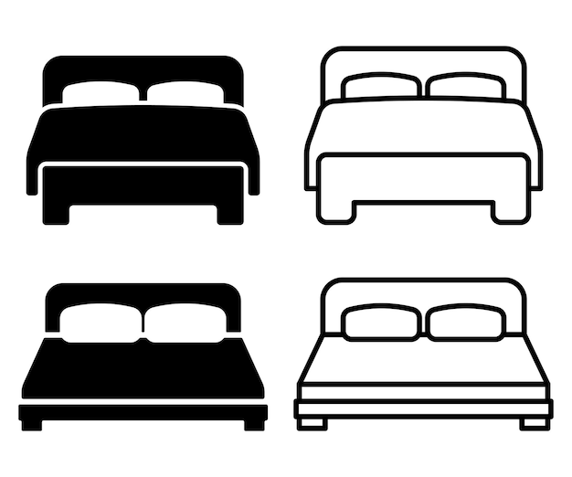 Bed Silhouette Svg Png Icon Free Download (#33949 - Clip Art Library