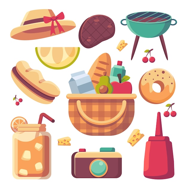 84300 Picnic Food Illustrations Royalty Free Vector Graphics Clip Art Library