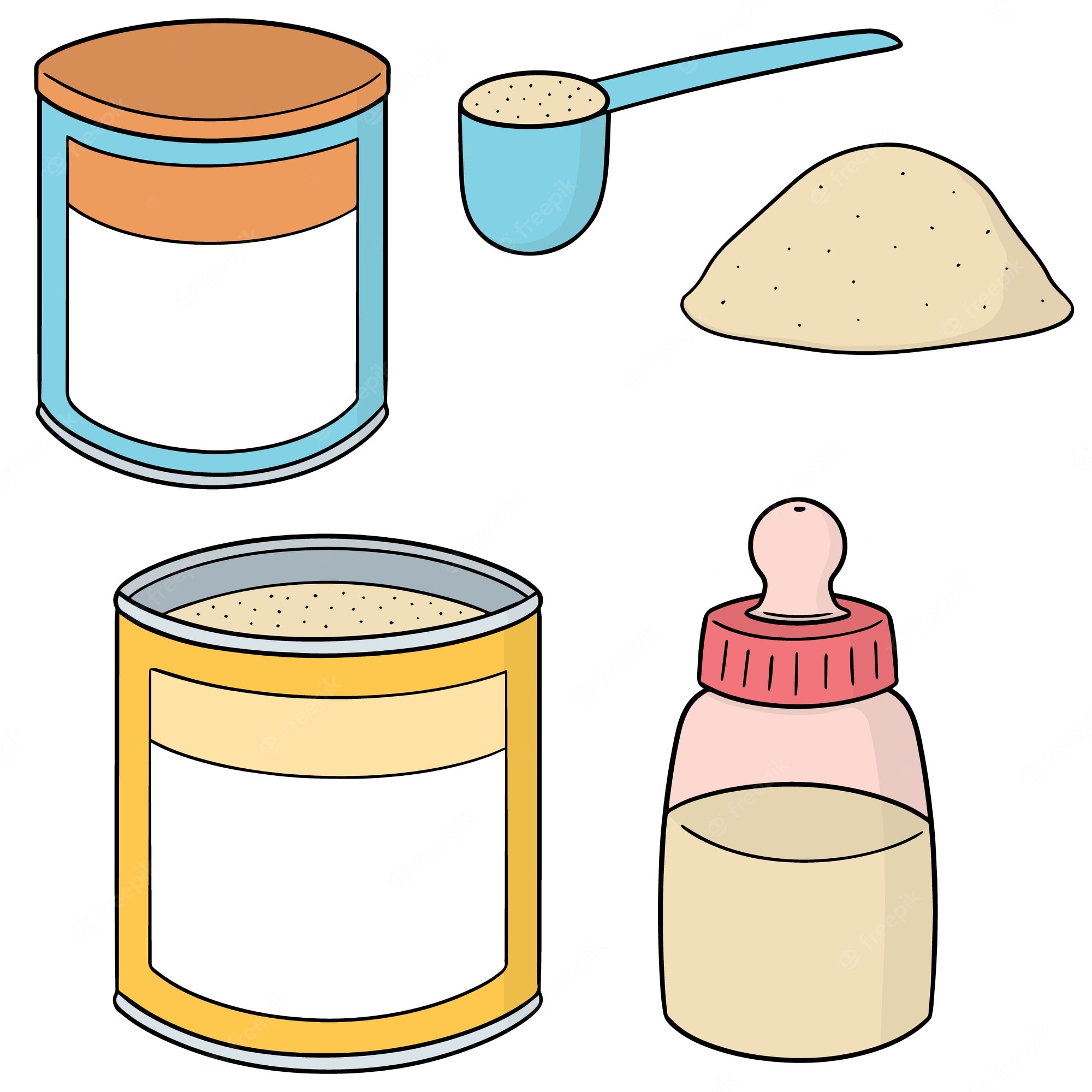 Baking Powder Clip Art ~ Free Vintage Graphics - Old Design Shop Blog ...