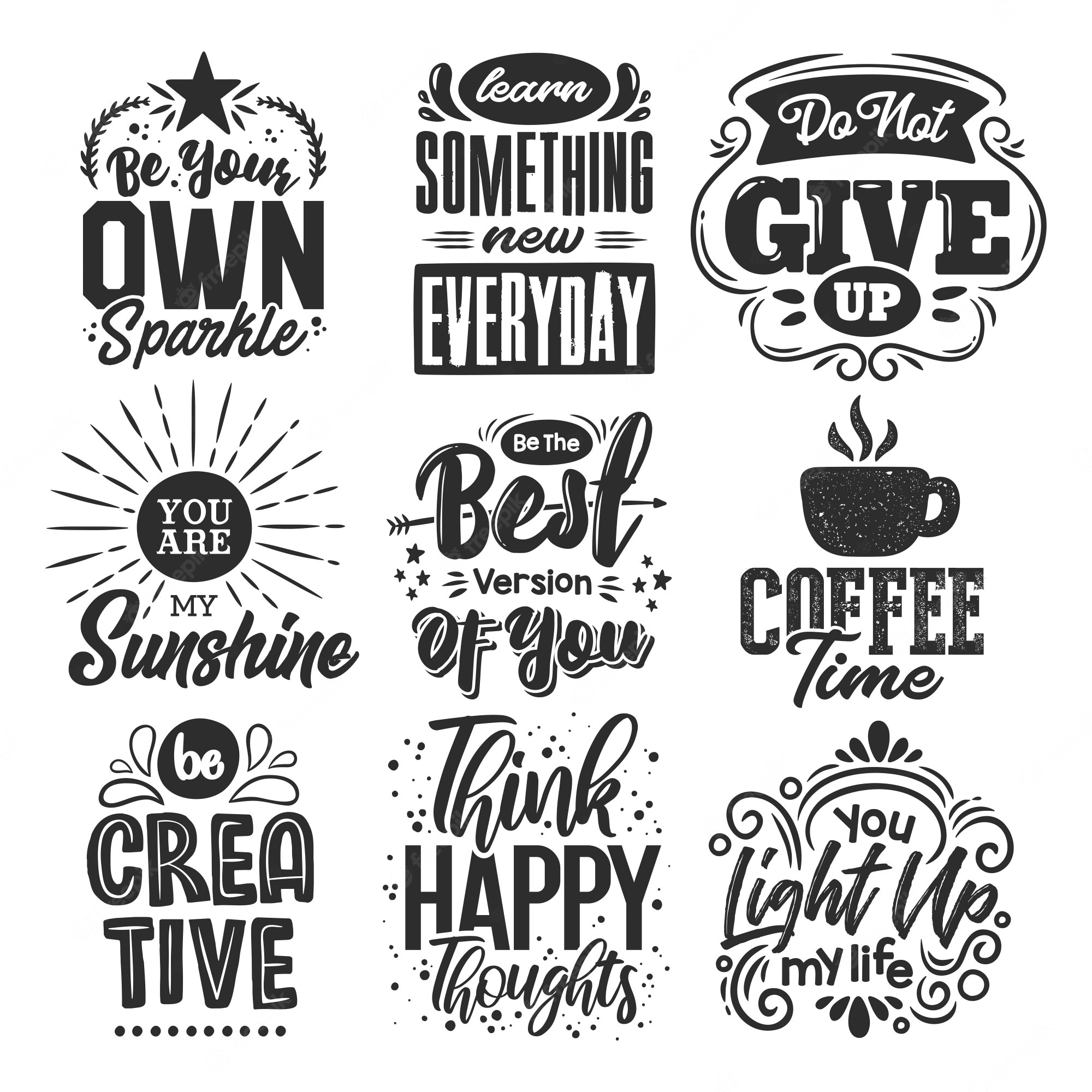 Design Typography Inspirational Quotes By Jplancer93 Calligraphy - Clip ...