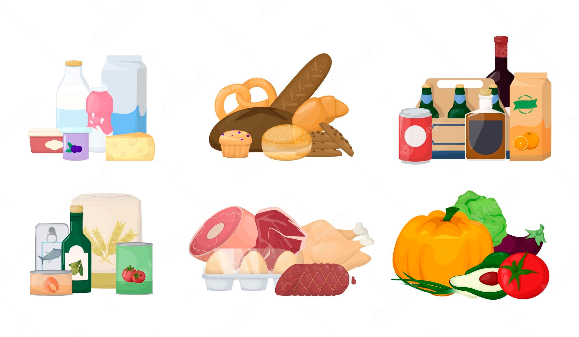 Bulk Foods Clip Art Library