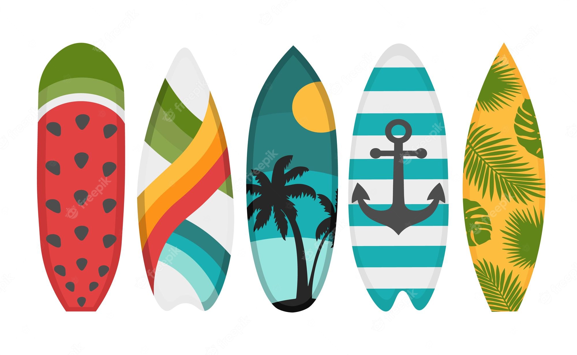 Surf Board Clip Art Library