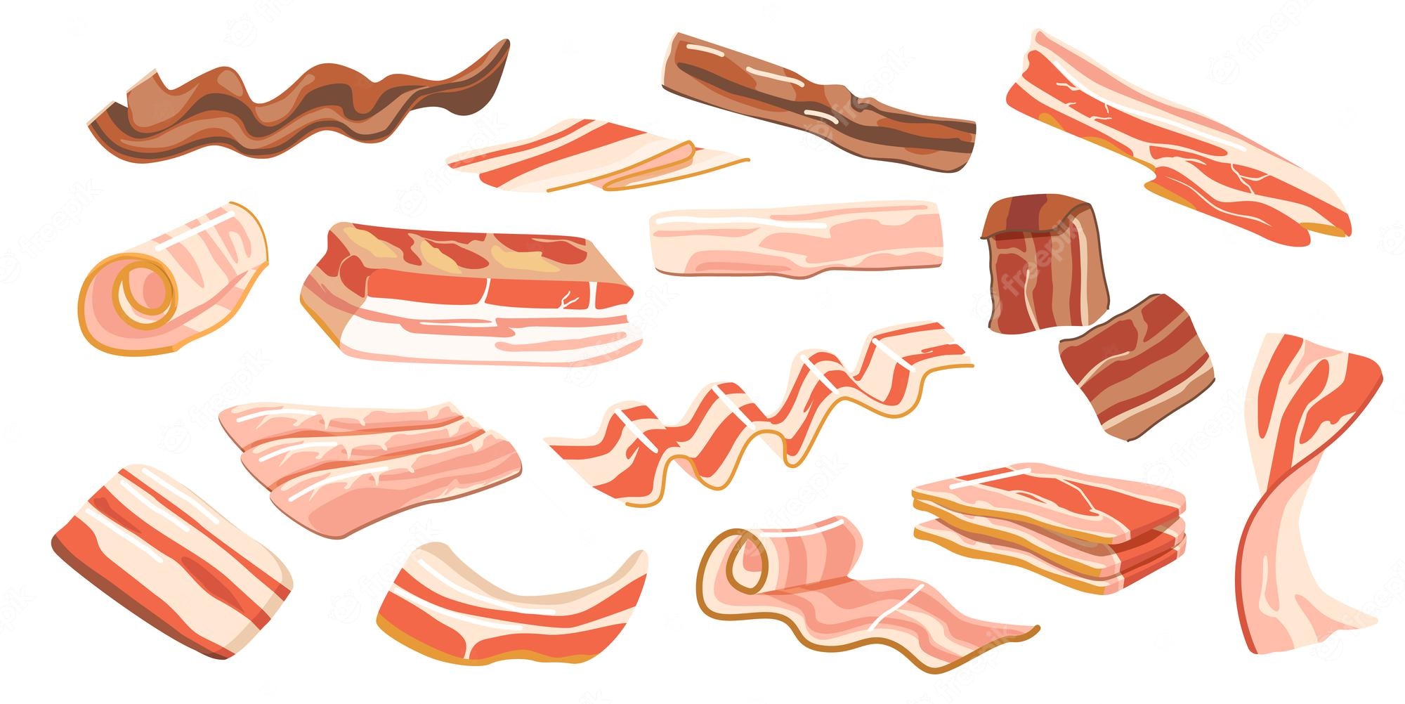 Bacon Slices Clip Art Library