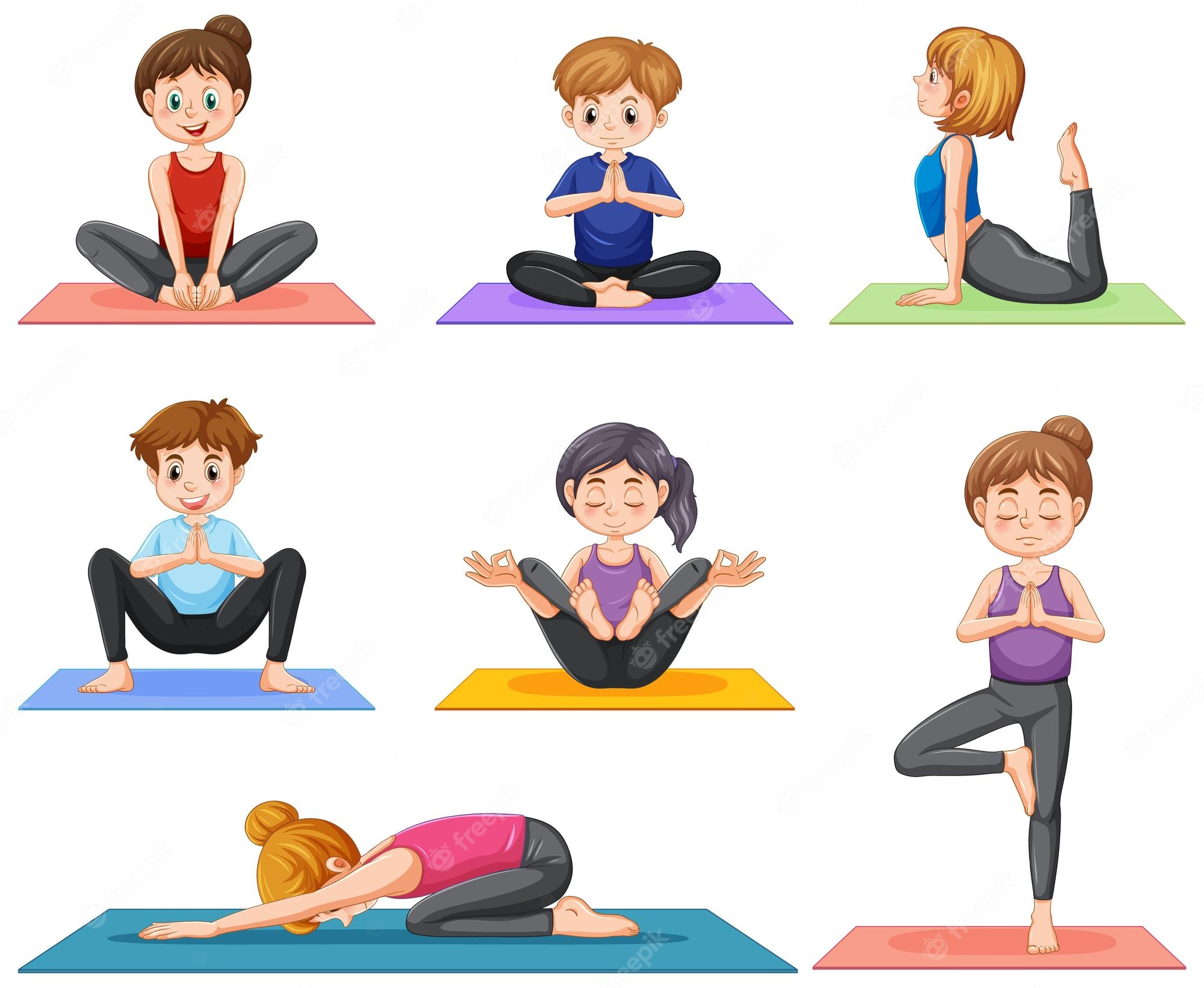 Yoga Poses - Fun Printable for Kids - 7 Days of Play