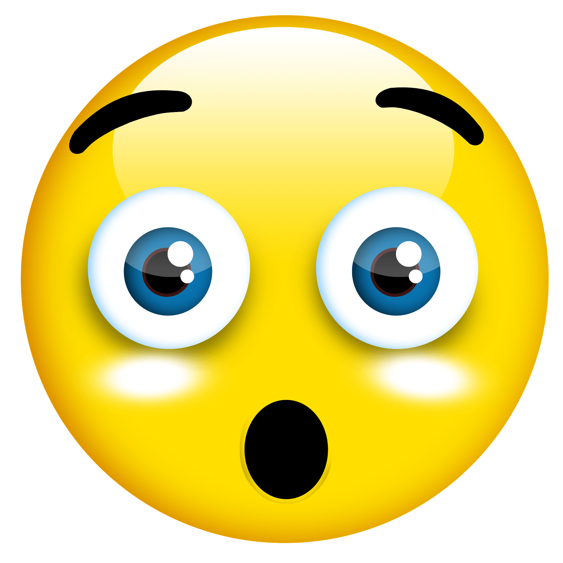 surprised face clip art