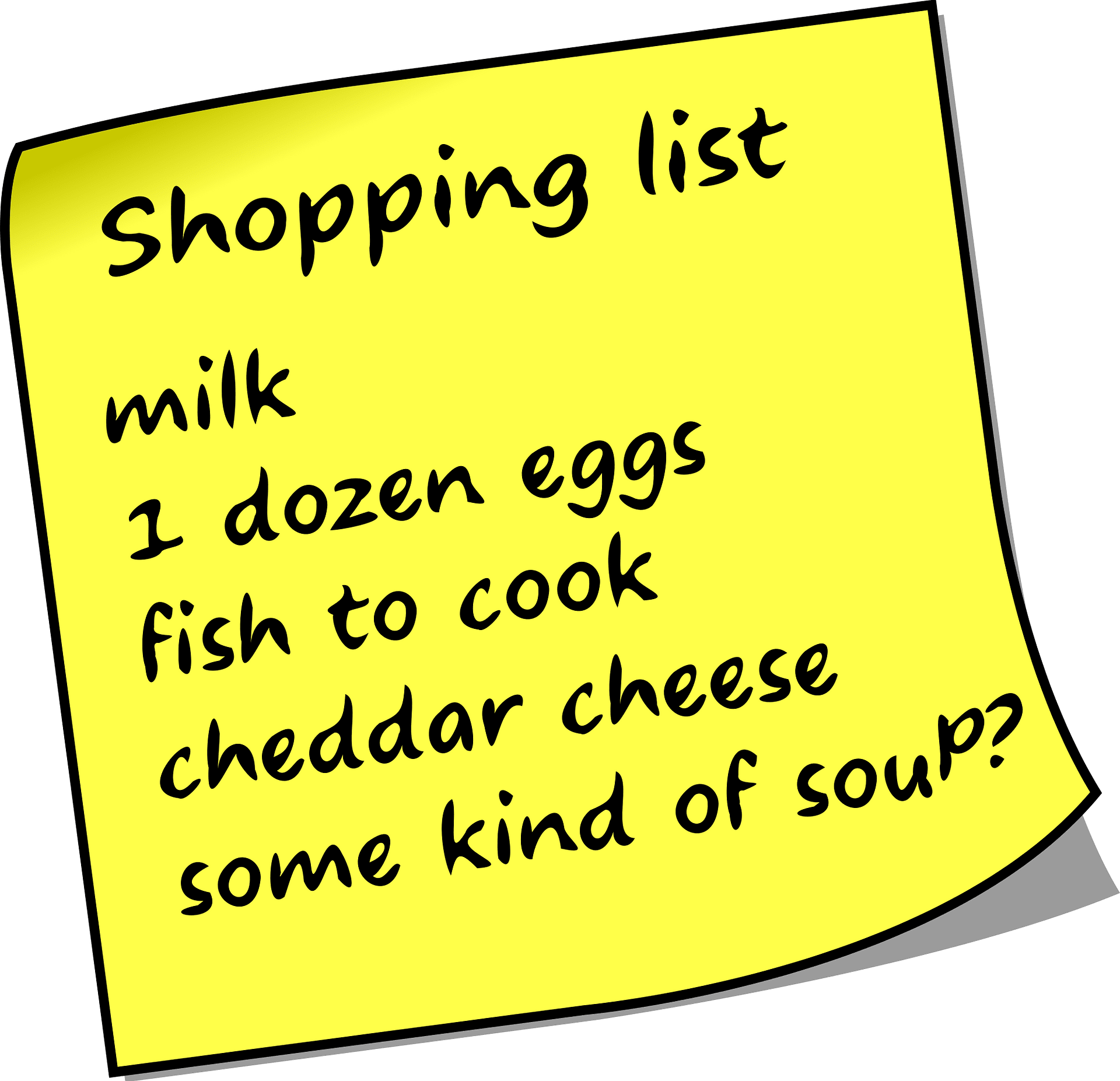 Free Cliparts Shopping List, Download Free Cliparts Shopping List ...