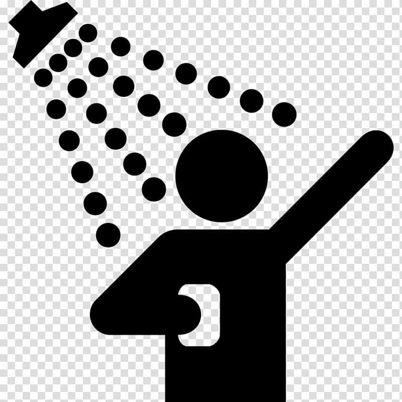Shower Icon - Clean, Modern Pictogram for Hygiene and Bathroom Services