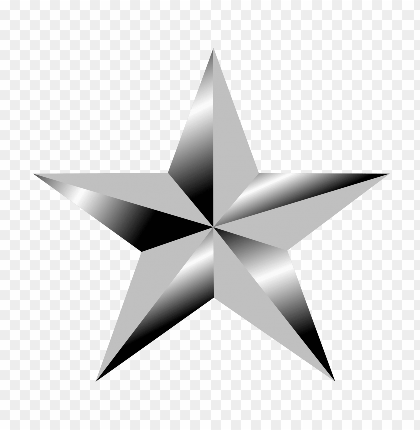 Silver Star Transparent PNG Clip Art Image | Star clipart, Star - Clip ...