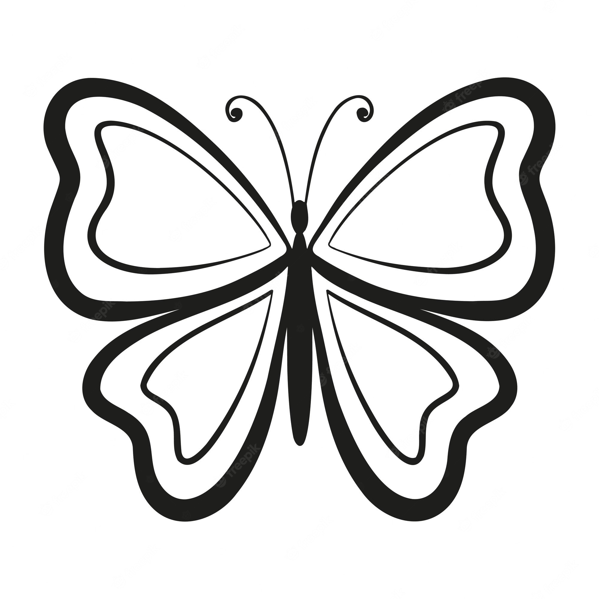 Stylish Butterfly Vector Illustration Free Download Usage 3857538 