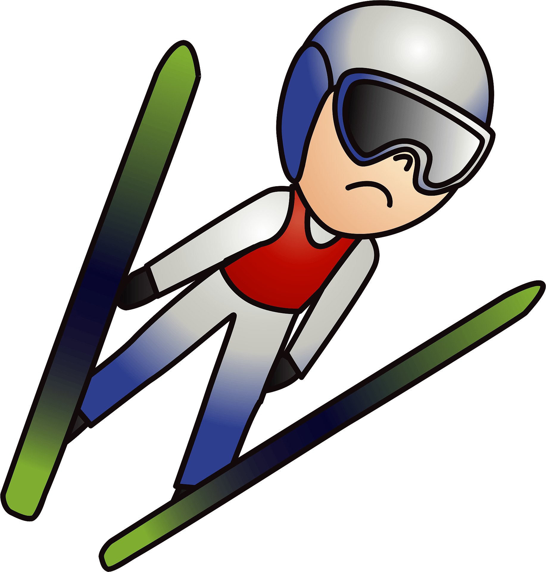ski jumps - Clip Art Library