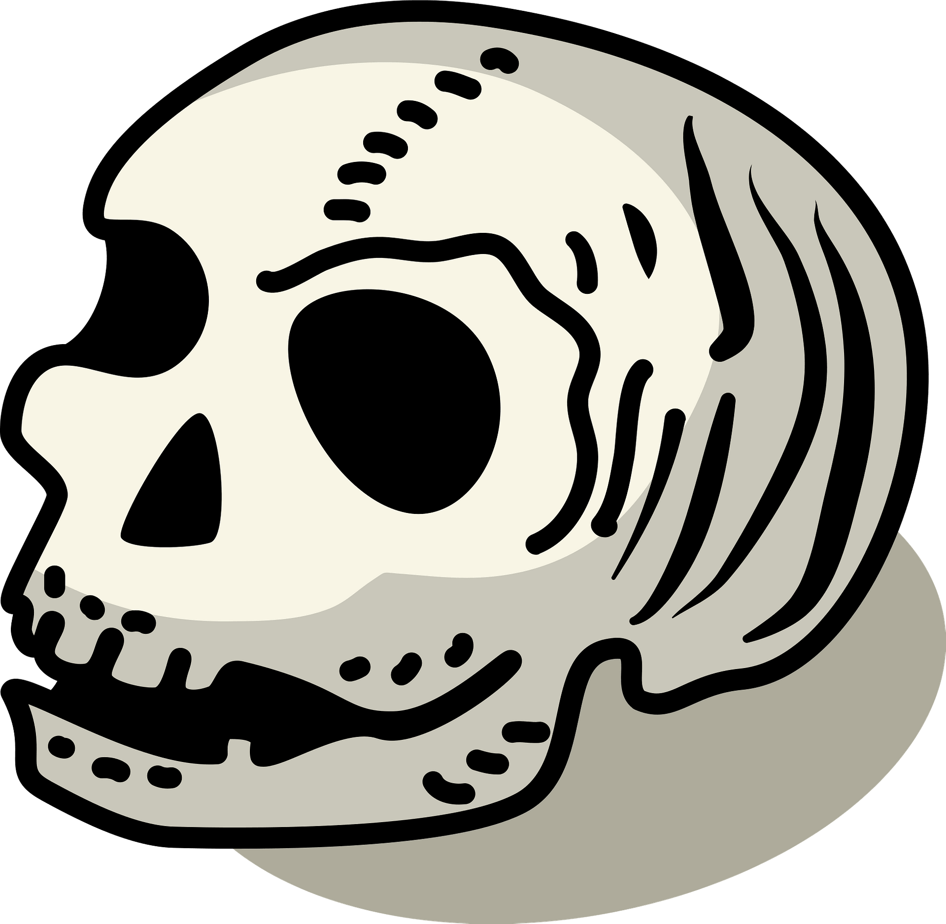 Skull And Crossbones Cartoon Clip Art, PNG, 700x490px, Skull And - Clip ...