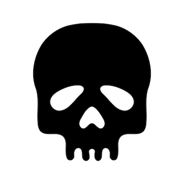 Side Side Silhouette Clipart Skull Clipart PNG Images | AI Free - Clip ...