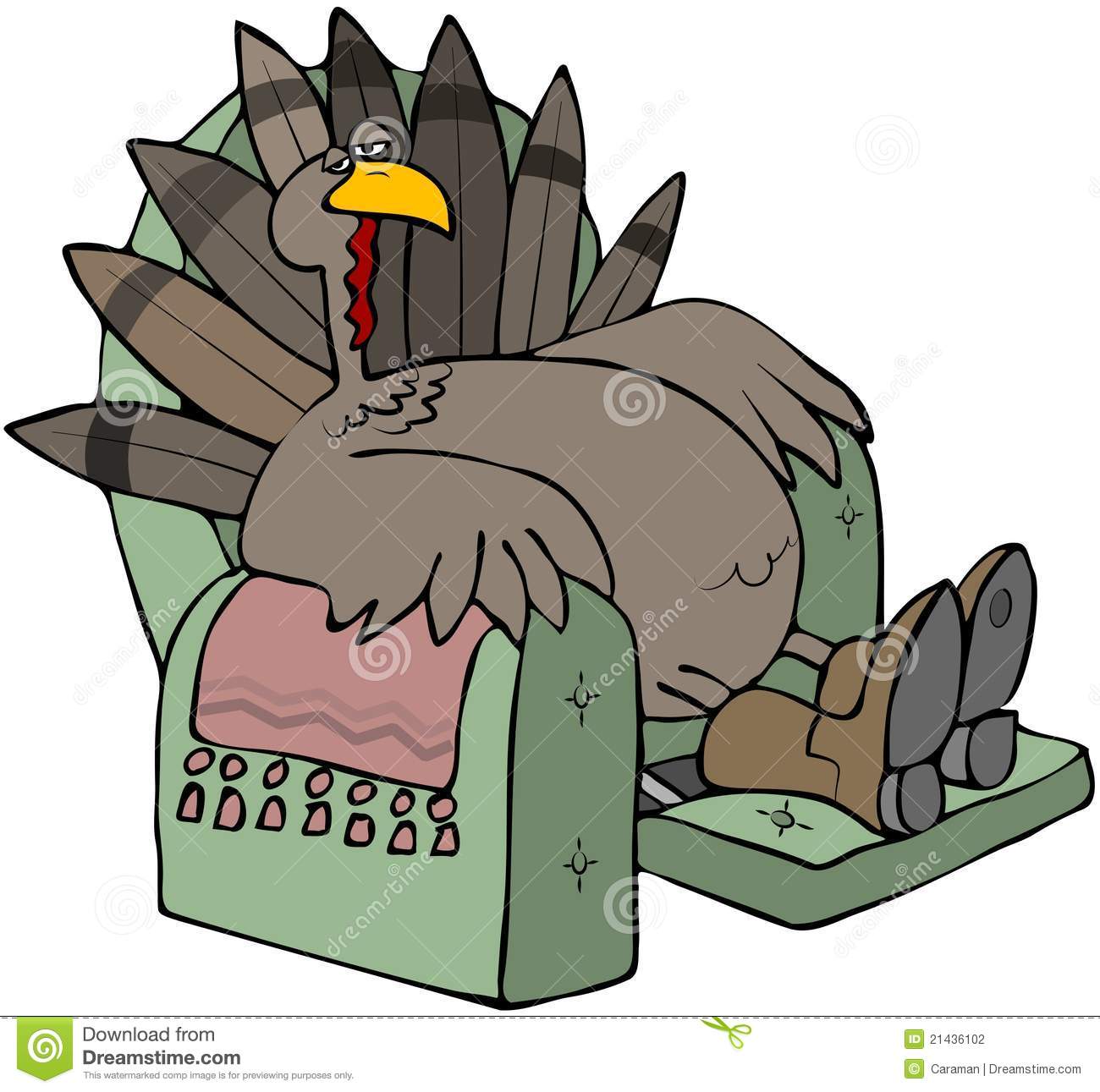 sleeping turkeys - Clip Art Library