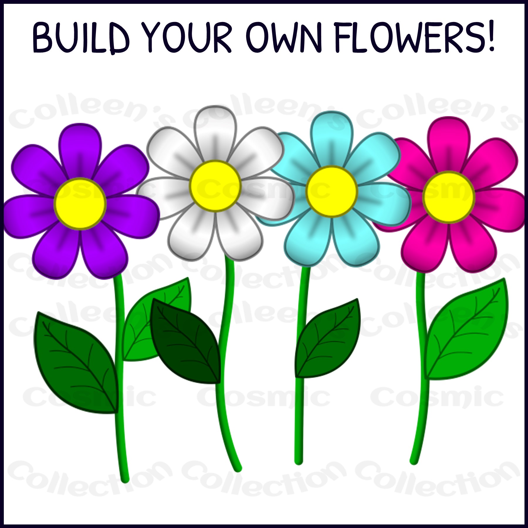 Build Your Own Flowers - Fun Interactive Flower Craft Activity