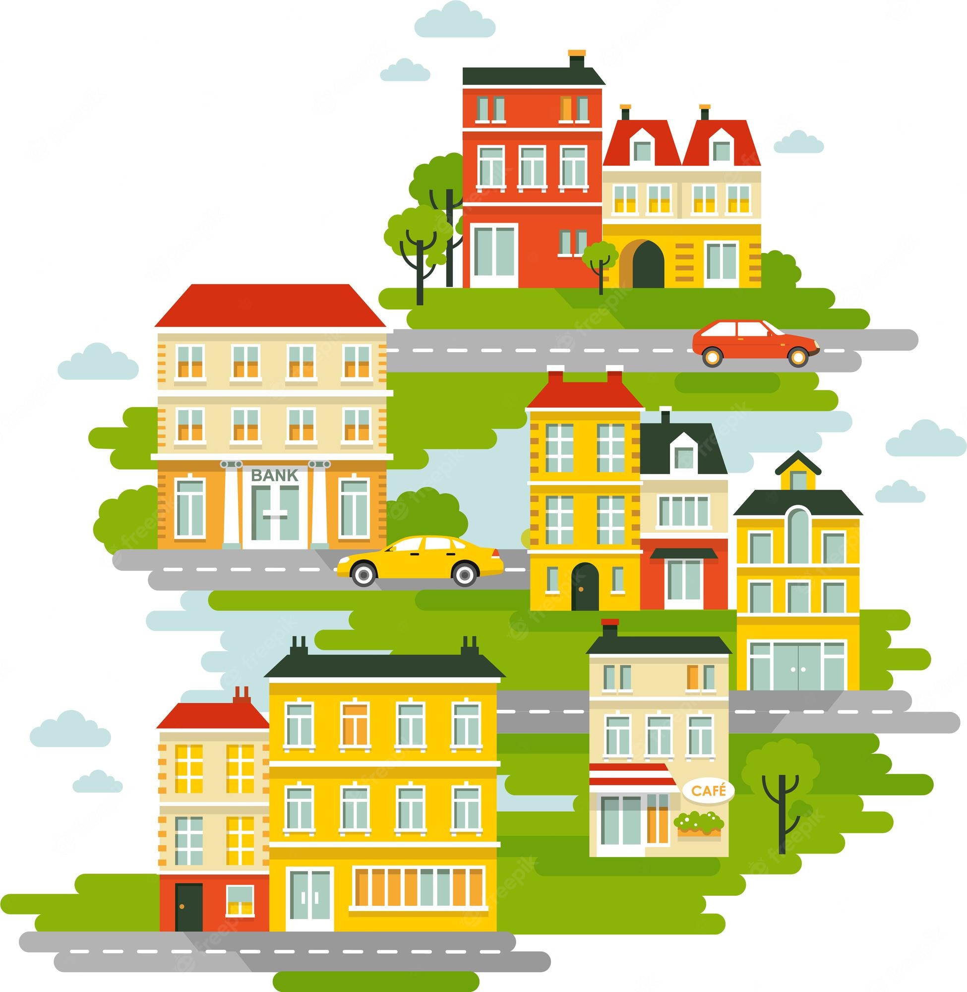 1,100+ Small Town Illustrations, Royalty-Free Vector Graphics - Clip ...