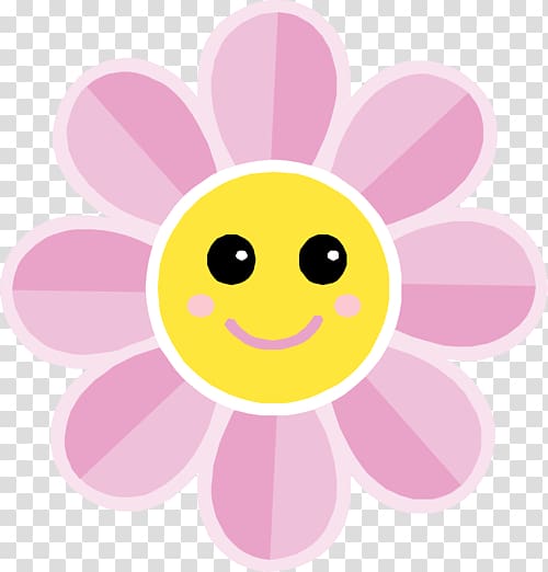 smiley flowers - Clip Art Library