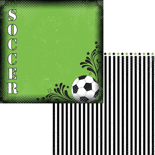 Soccer-Themed Graphic Design Template for Sports Projects