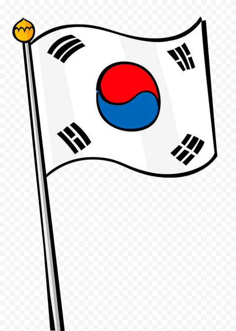 South Korea Flag - National Symbol of the Republic of Korea