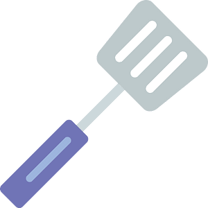 Kitchen Spatula Icon - Clean Vector Illustration for Cooking Websites