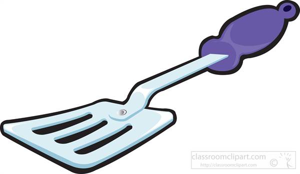 Slotted Spatula Clipart - Free Kitchen Utensil Illustration for Educational Use