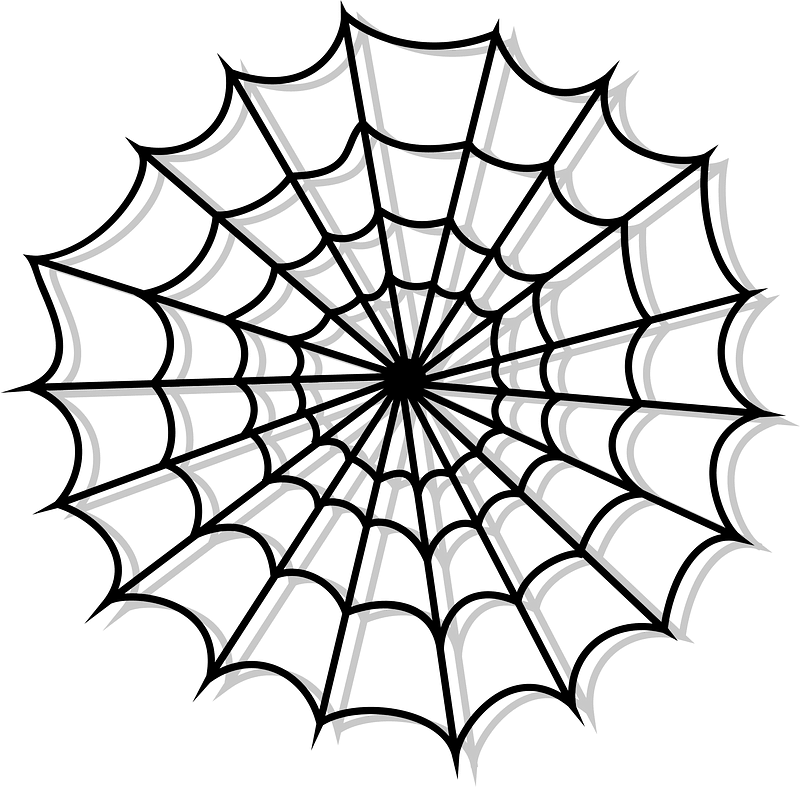 SPIDER WEB PNG Bundle, Spider Web Clipart, Digital Download 