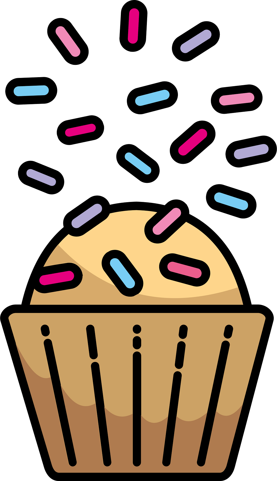 spilled-sprinkles-illustration-ice-cream-cupcake-sprinkles-flavor