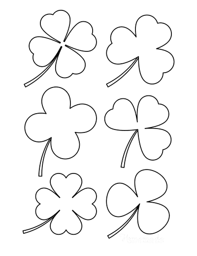 Free Printable Shamrock Coloring Pages for St. Patrick’s Day