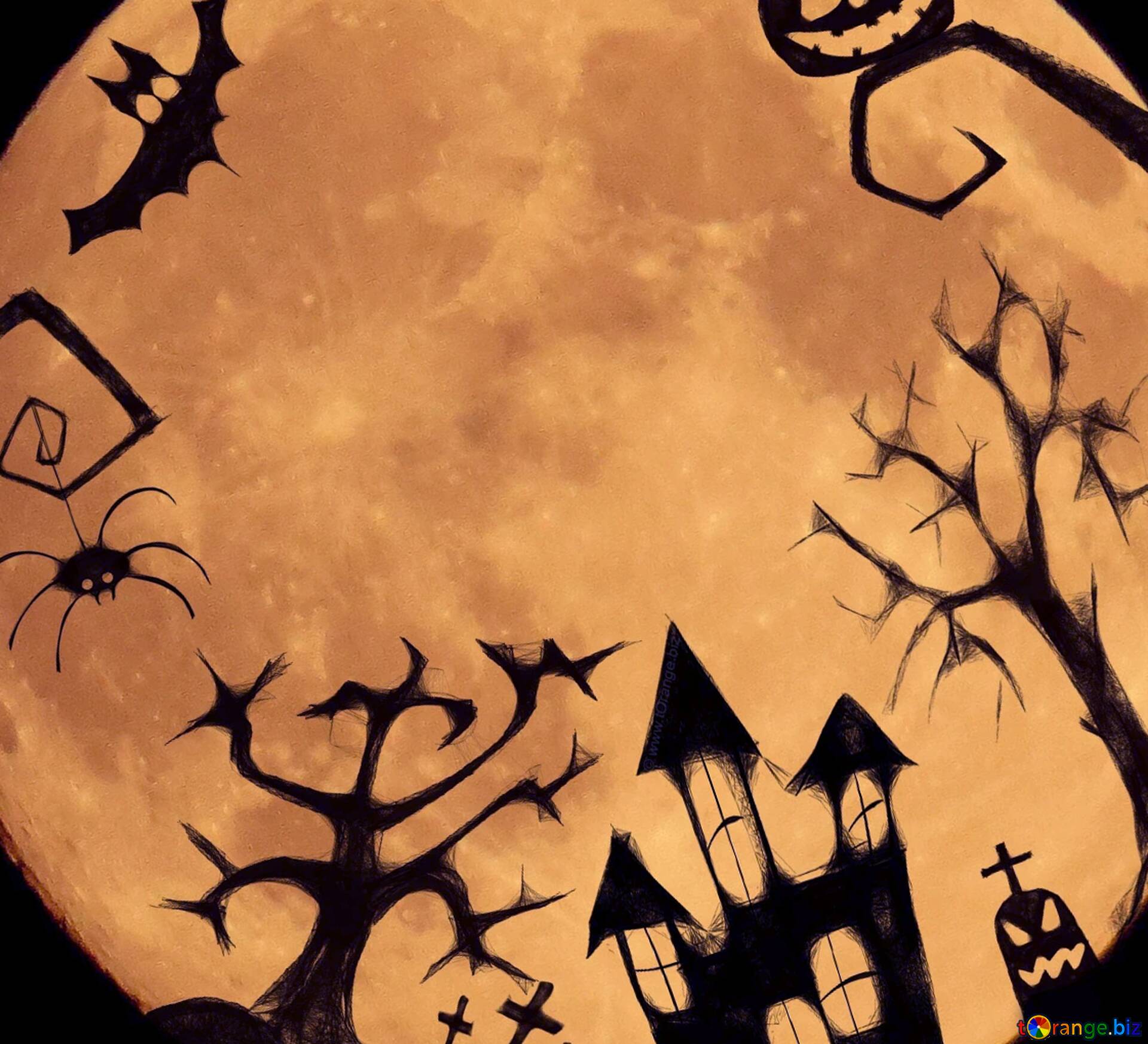 Halloween Moon PNG Clip Art Image​  Gallery Yopriceville - High-Quality  Free Images and Transparent PNG Clipart