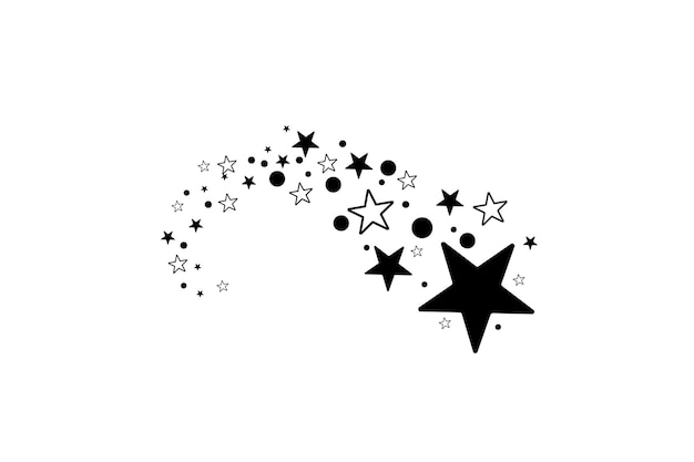 black star clip art