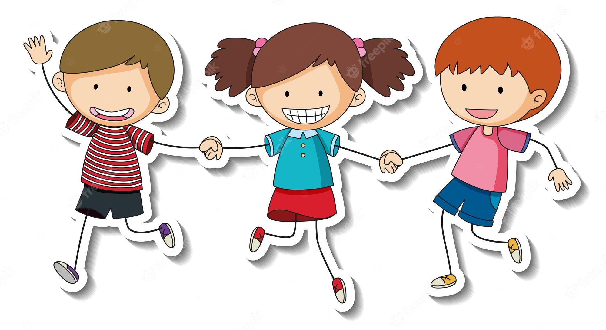 Reading Kids clipart commercial use, vector graphics, digital clip art ...