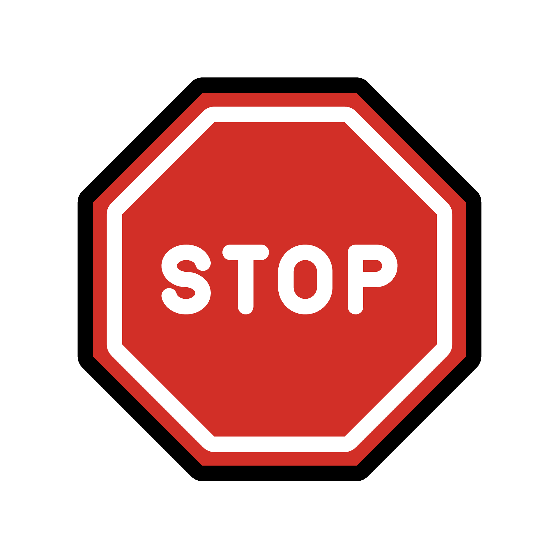 Download High Quality Stop Sign Clip Art Emoji Transp - vrogue.co