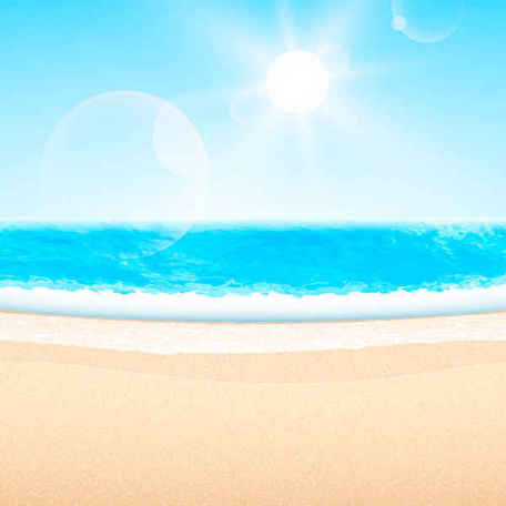 Serene Beach Scene - Perfect for Travel, Relaxation & Summer Themes