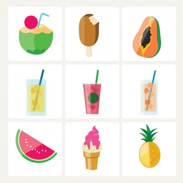 Summer Food Clipart - Refreshing Food Clip Art - Clip Art Library