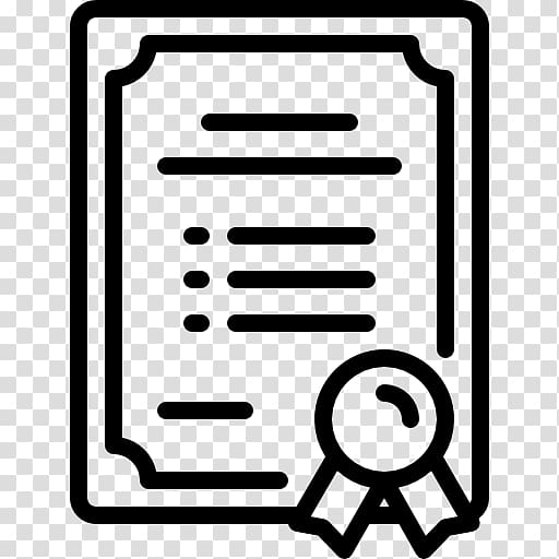 Certificate Icon - Official Document & Achievement Symbol