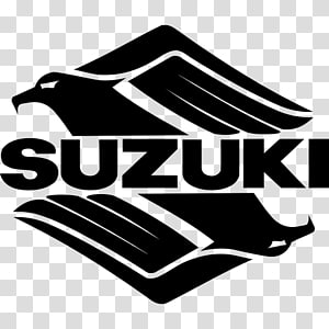 Suzuki logo featuring a stylized black eagle with outstretched wings and bold "SUZUKI" text on transparent background.