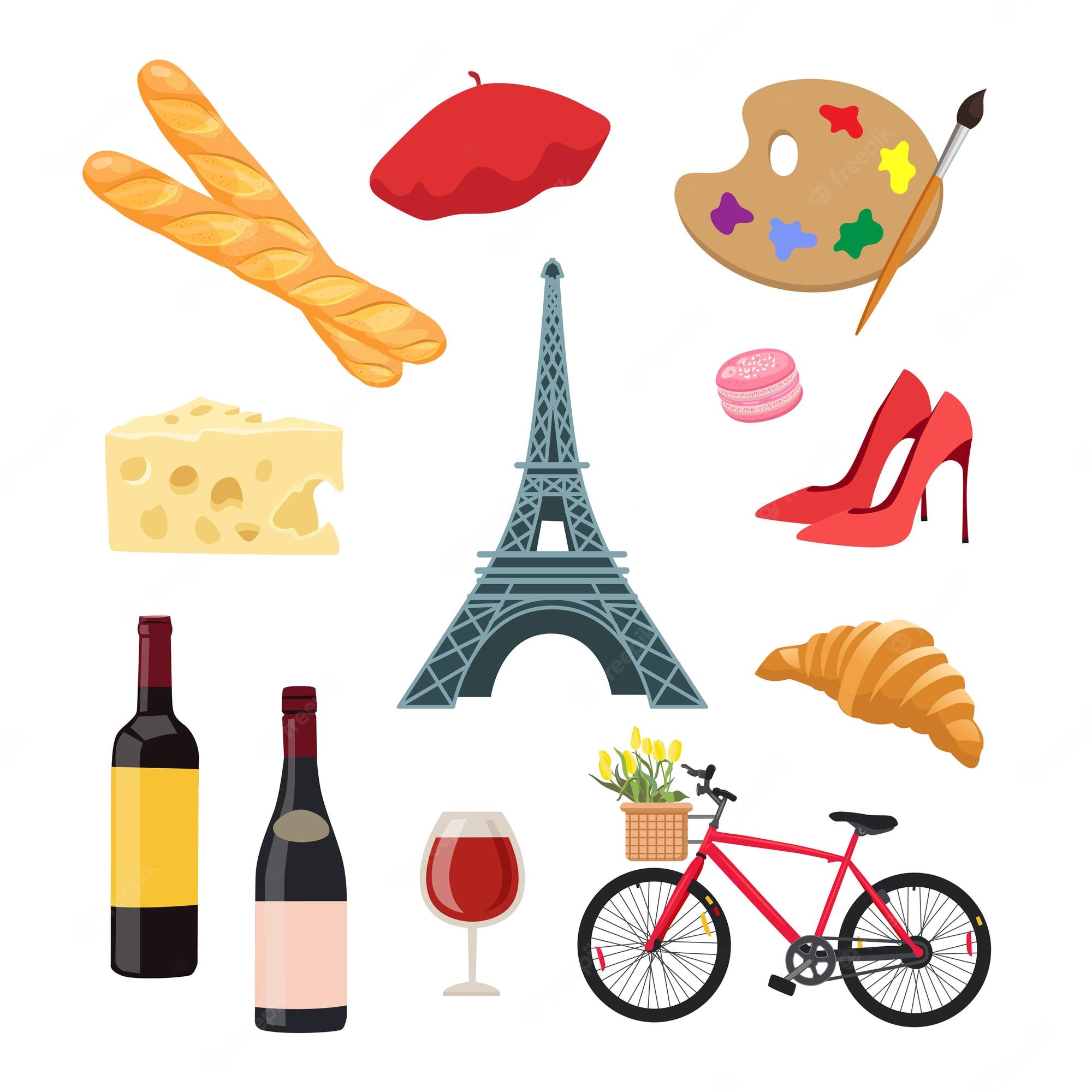 set-of-vector-icons-paris-stock-illustration-download-image-now