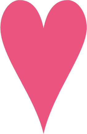 Colored Hearts - Clip Art Library