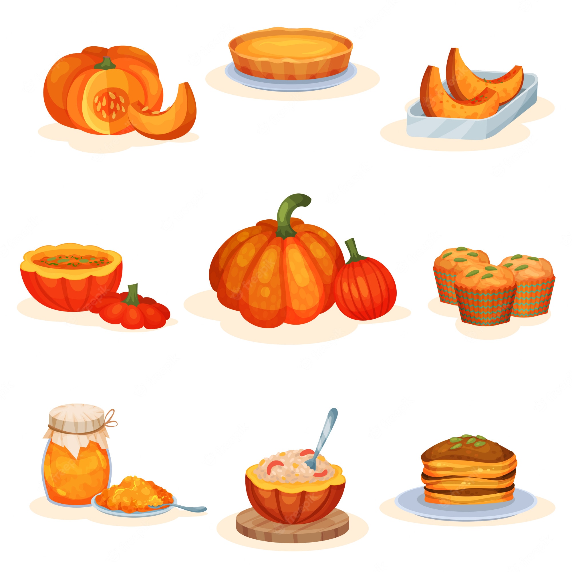 Pumpkin Breads - Clip Art Library