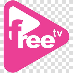 Free TV logo - pink play button with white "free tv" text and stylized 'f' inside.