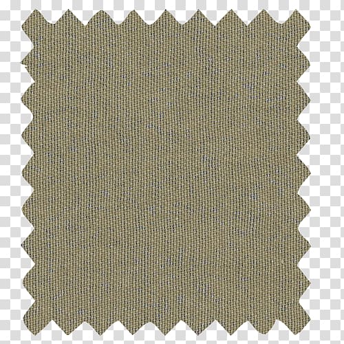 Olive green woven fabric swatch with zigzag-cut edges, showing fine texture and subtle speckled pattern.