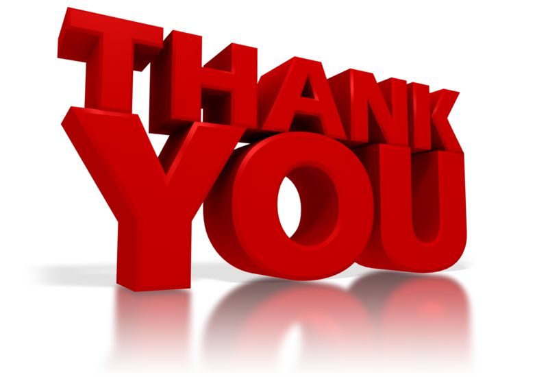Thank You Image - Free High-Resolution 3D Graphic for Websites