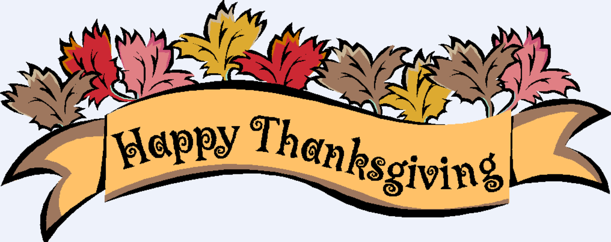 Happy Thanksgiving Banner - Free Holiday Clipart for Celebrations
