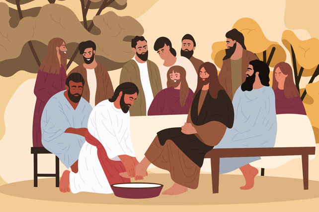 Premium Vector | Flat easter last supper illustration - Clip Art Library