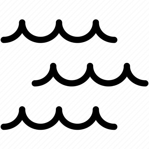 Black wave-like shapes on a diagonal striped gray background, forming a repeating geometric pattern.