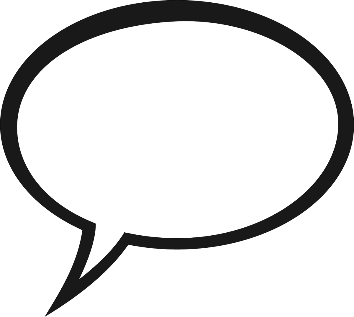 Speech Bubble Icon - Free Vector Graphic for Communication Design