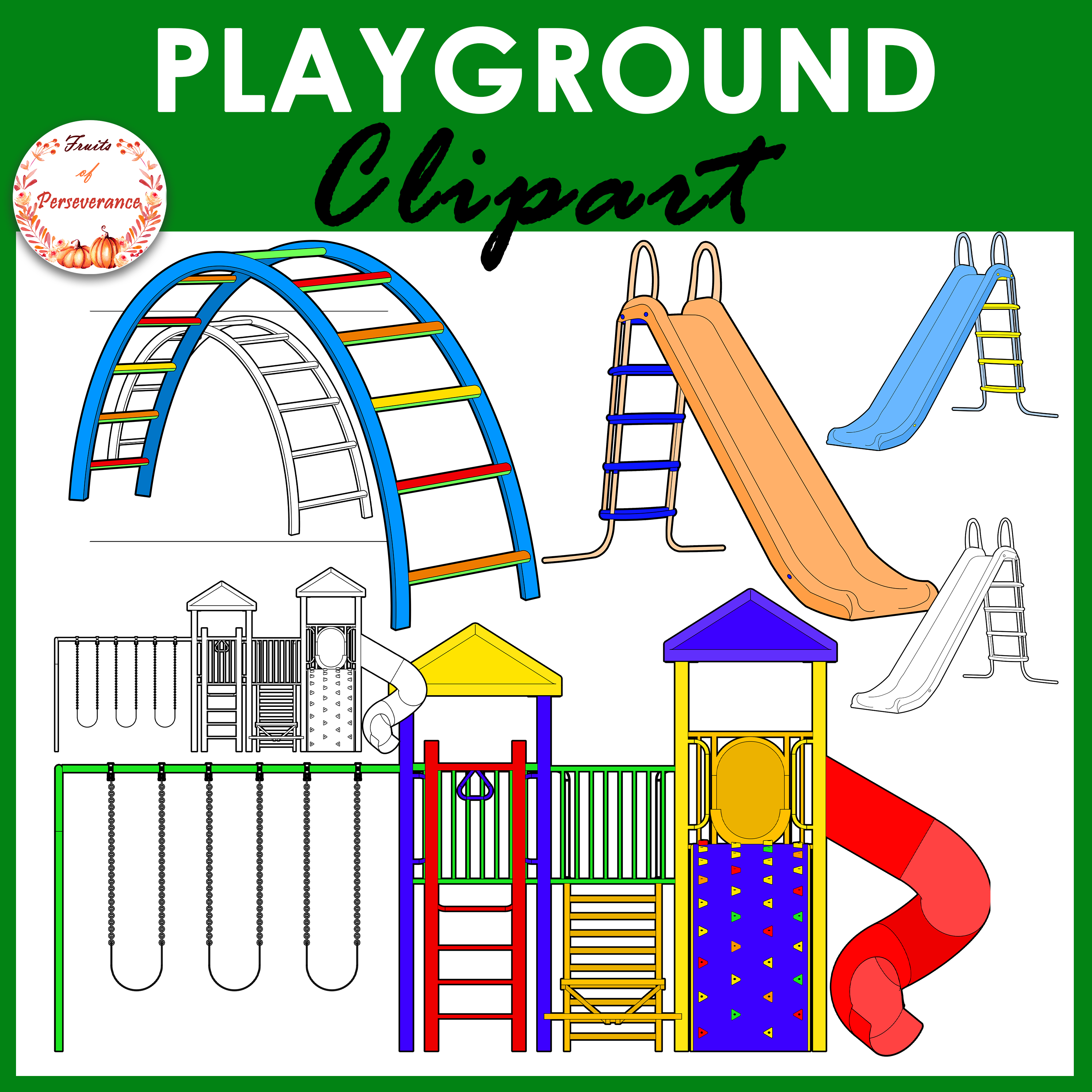 Top Playground Equipment Stock Vectors Illustrations And Clip Art Clip