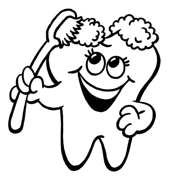 Happy Teeths - Clip Art Library