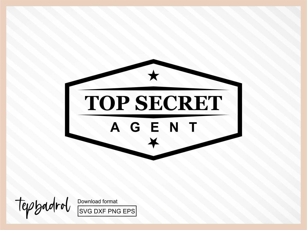 Confidential Svg Spy Svg, Secret Club Clipart Office Cut File Top Secret  Sign Confidential Stamp Svg Clip Art dxf