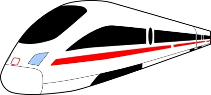 High-Speed Train Illustration - Modern Rail Transport Design